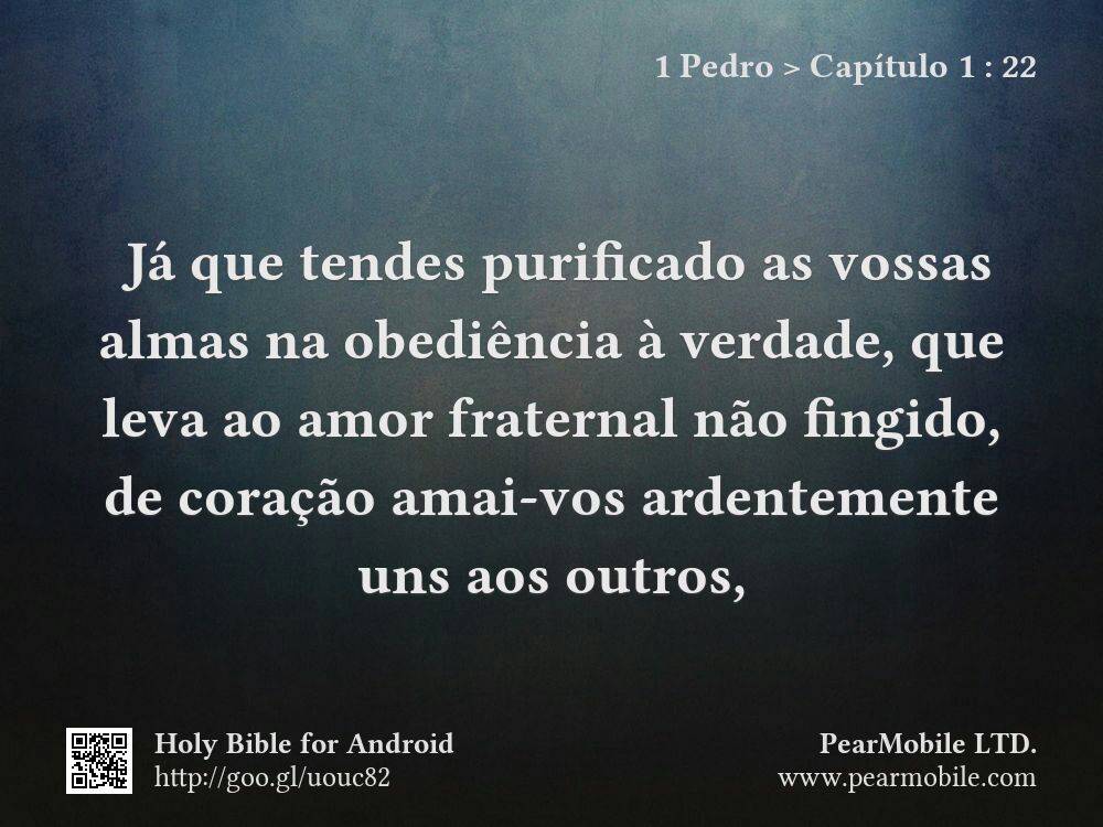 1 Pedro, Capítulo 1:22